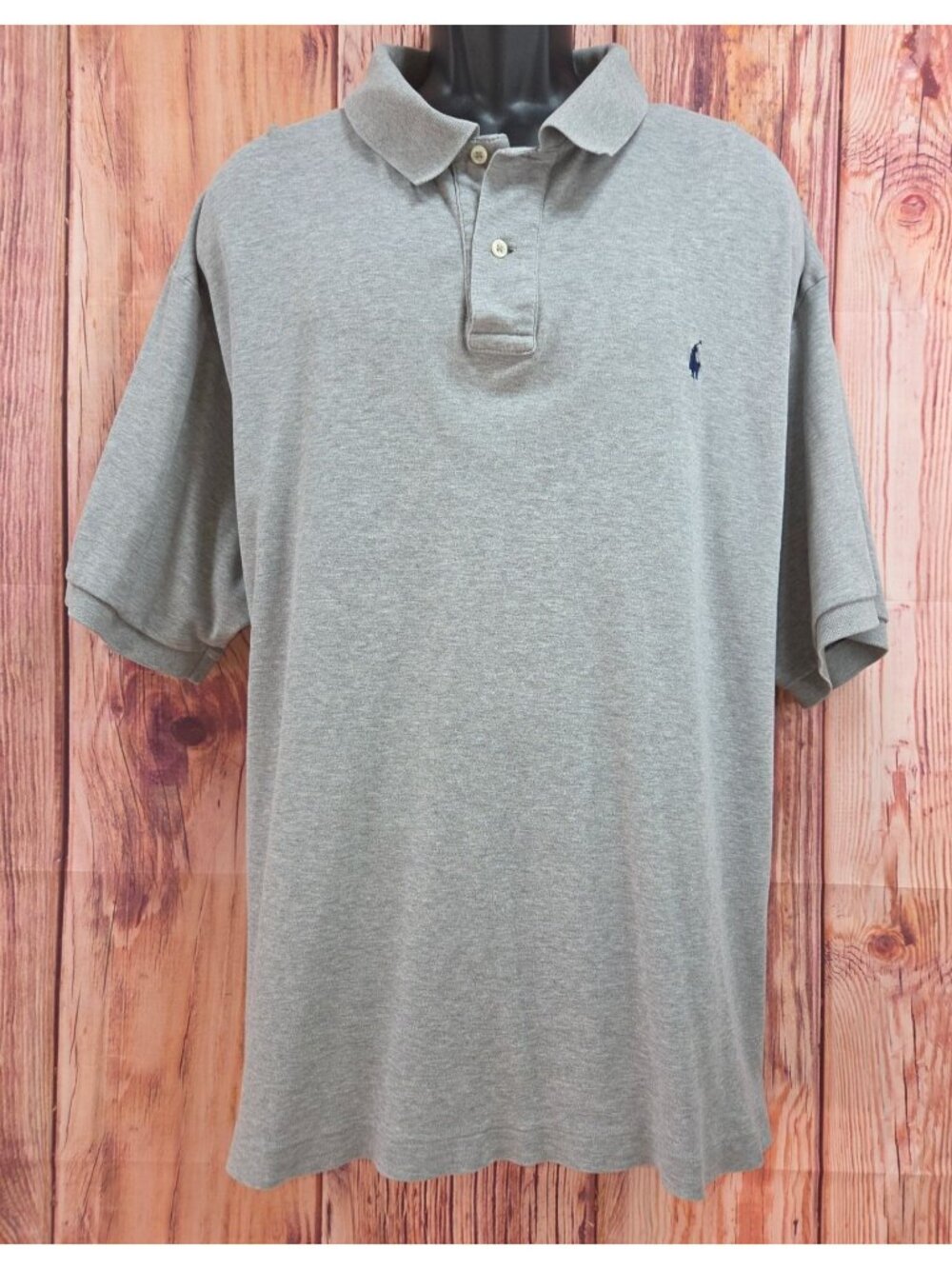 Polo Ralph Lauren Gray Cotton Polo Shirt Size 3XB Big